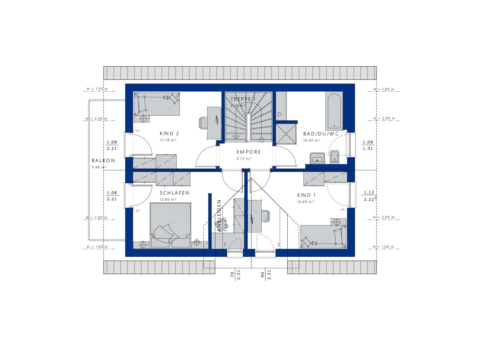 Bien-Zenker EVO122-V3_Einfamilienhaus-Grundstück-Festpreisgarantie-KfW Förderung