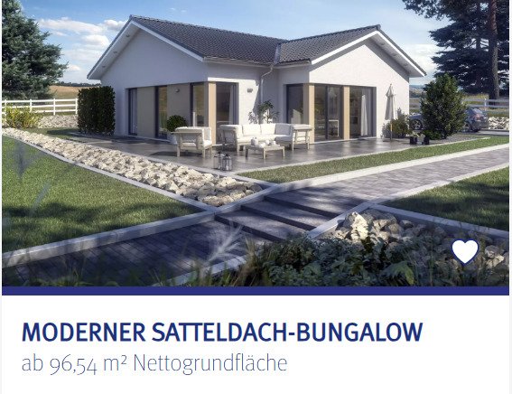 25KW4 96,54 Moderner Satteldach-Bungalow-2