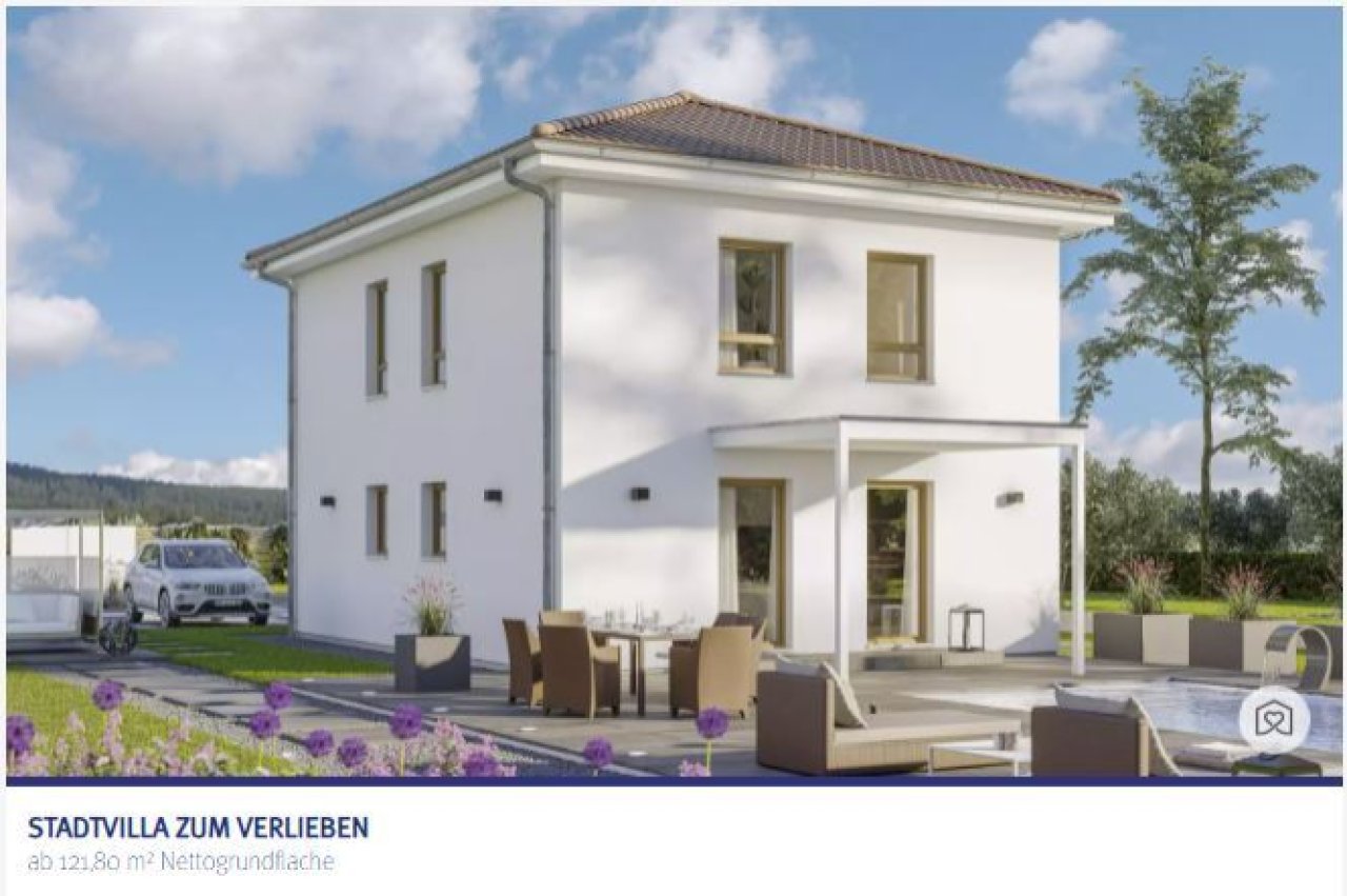 Stadtvilla zum Verlieben ab 121,80m²